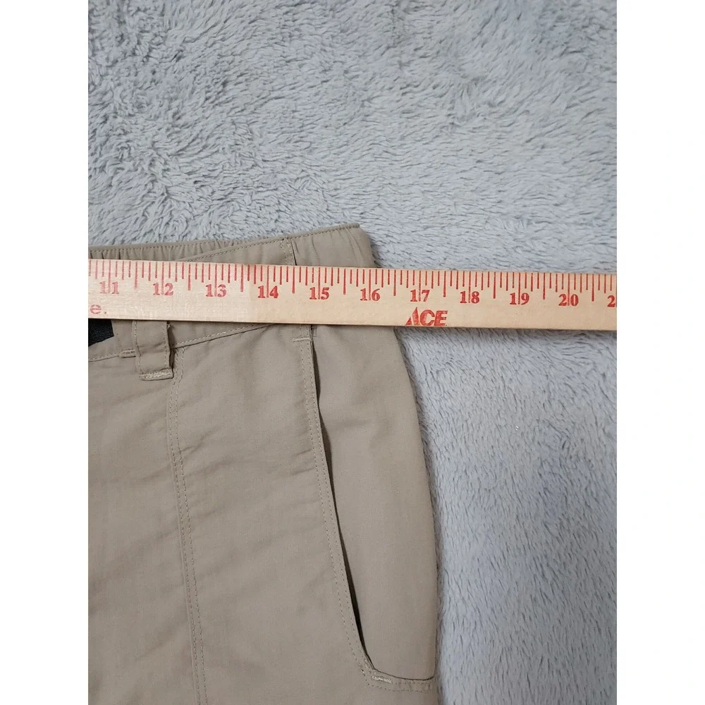 The North Face Pants Mens Medium Convertible Hiking Cargo Tan Cargo Belted Hike